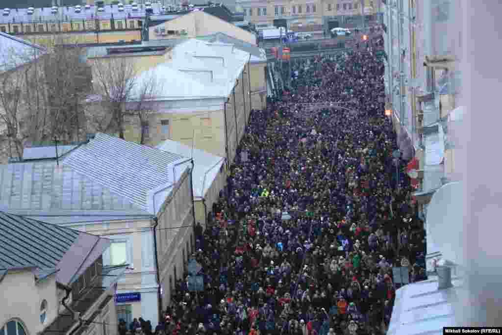 Конец марша на Большой Ордынке