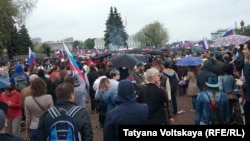 Протесты на Марсовом поле в Петербурге 12 июня 2017 года