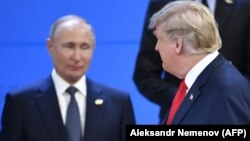 Дональд Трамп и Владимир Путин на саммите G20 в Аргентине